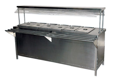 Hot Bain Marie Counter